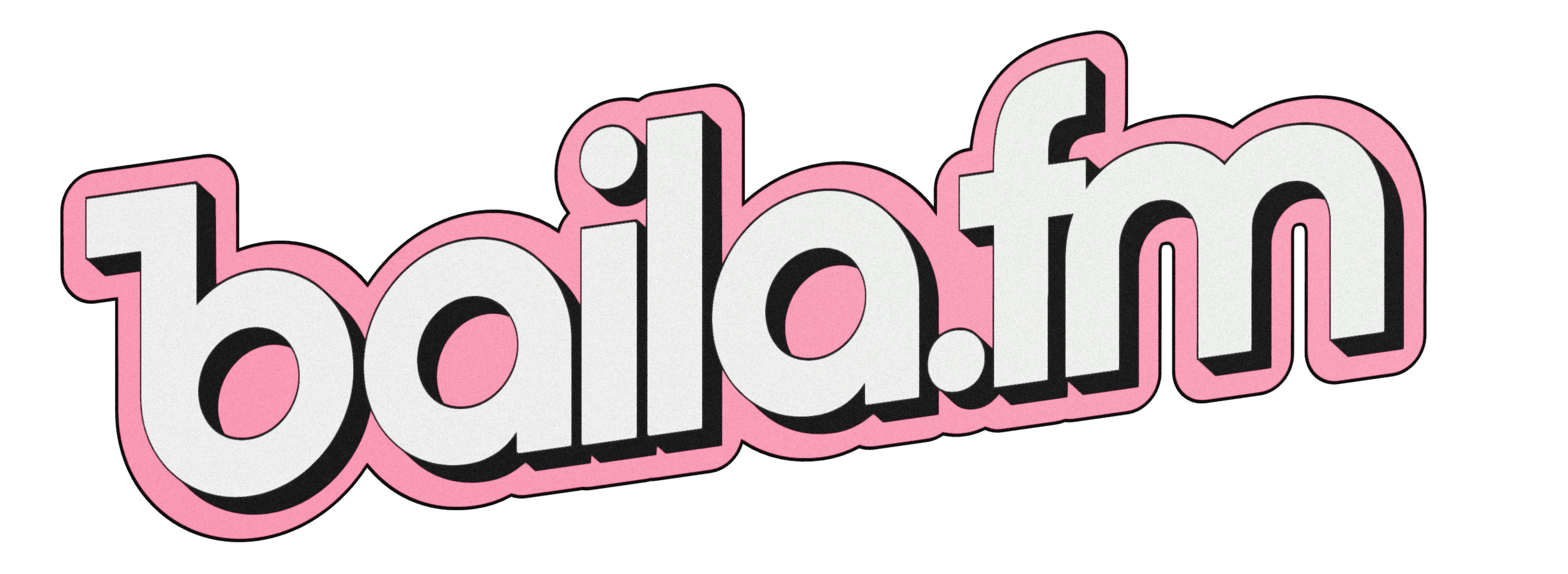 Logo Baila blanco